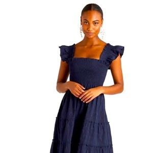 Navy Brocade Ellie - Nap Dress - Sold Out Online